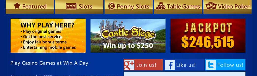 WinADay Mobile Casino 2